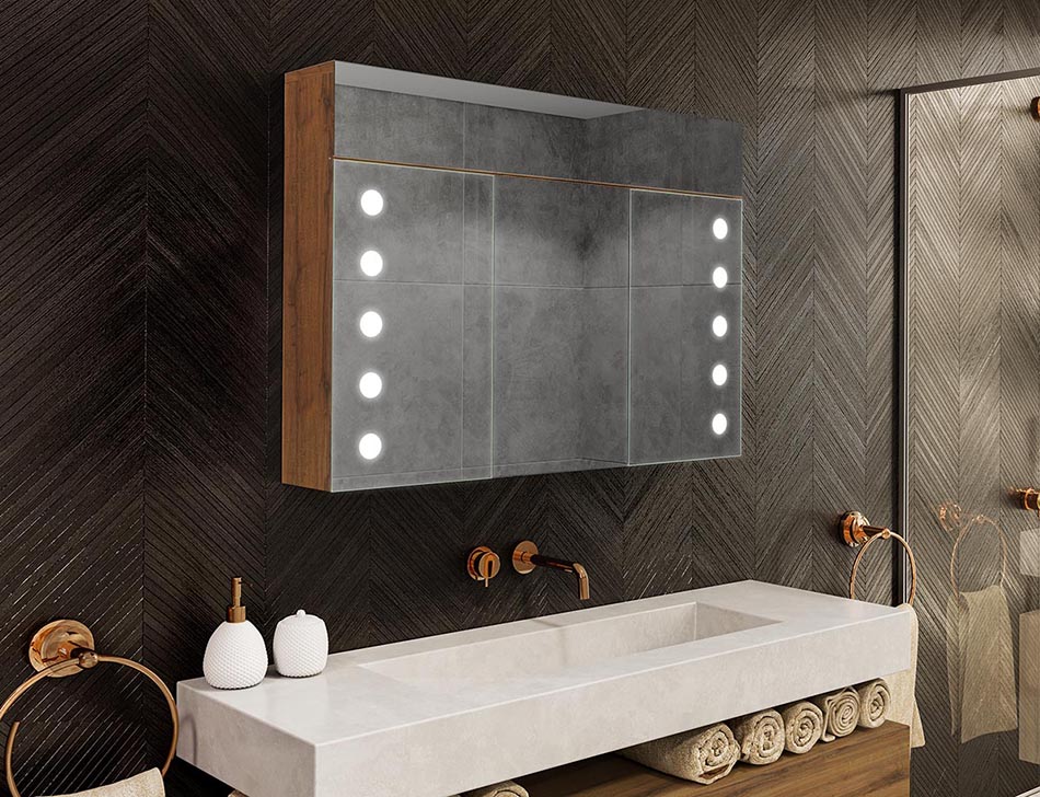 Vannas istabas skapis LED