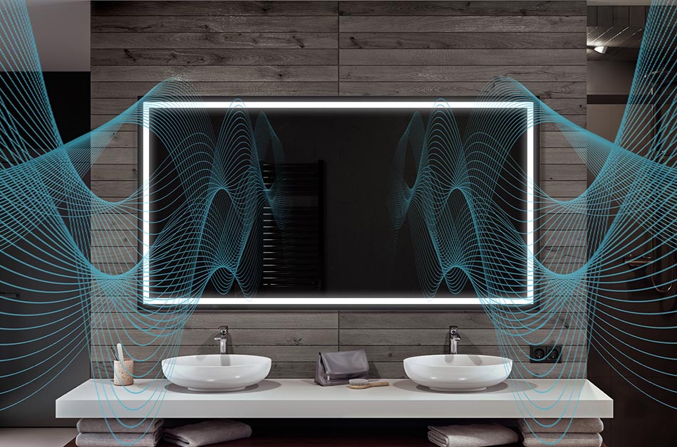 Audio sistēma ir ideāla izvēle cilvēkiem, kas novērtē augstu skaņas kvalitāti. Iebūvēto skaņas devēju dēļ skaņa ir īpaši tīra un skaidra, ko pastiprina spēcīgāki basi. Izplatiet mūziku visā vannas istabā vai klausieties podcastus savā ikdienas rutīnā.