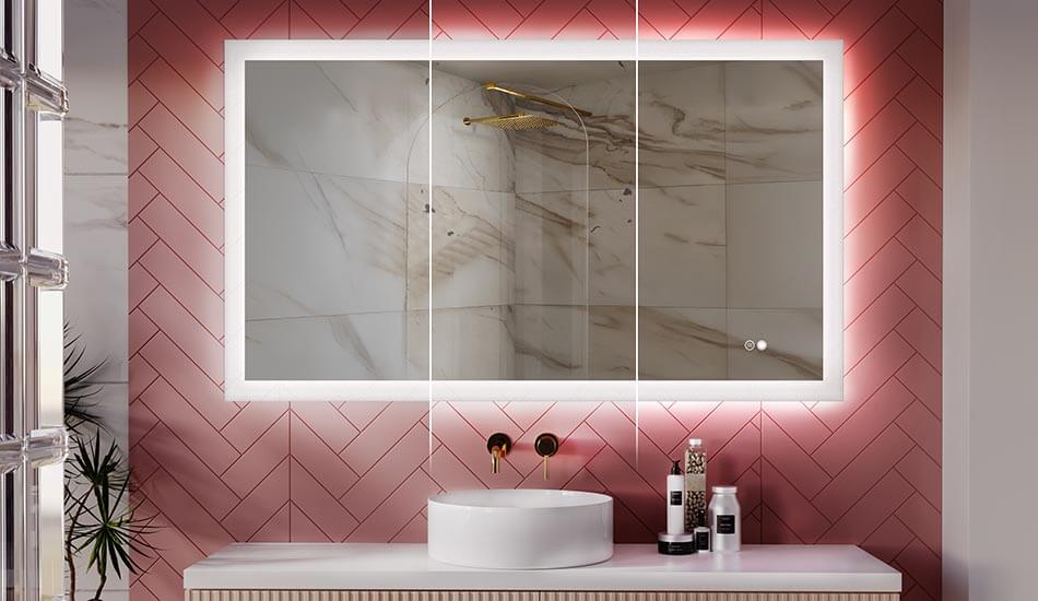 Mainiet gaismas intensitāti savā vannas istabas spogulī!