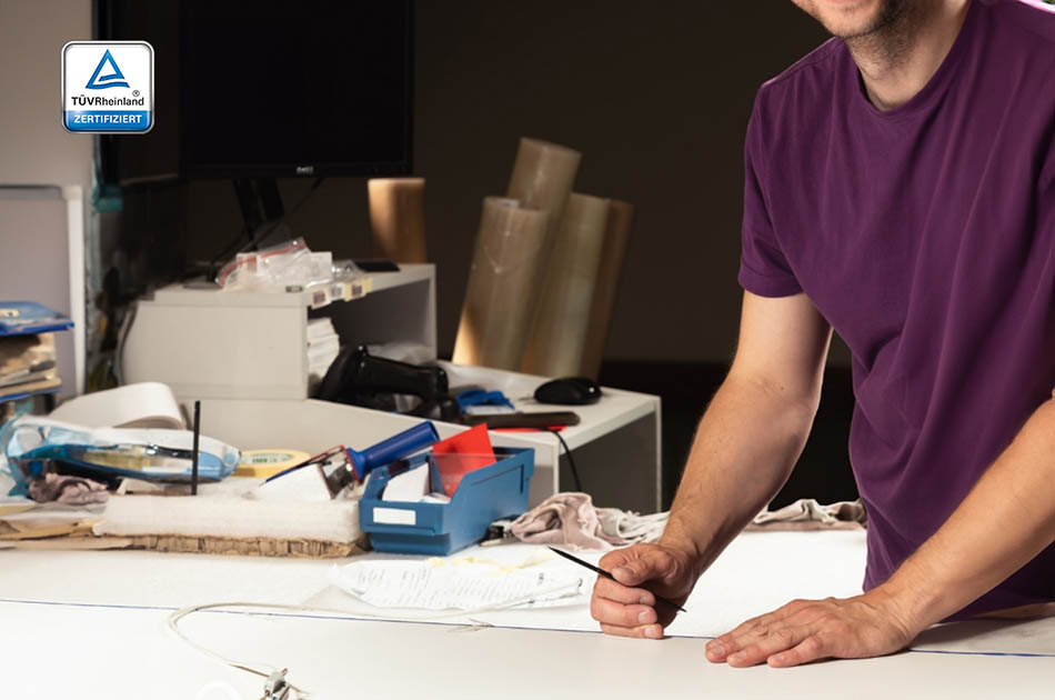 Kvalitāte apstiprināta ar TÜV sertifikātu