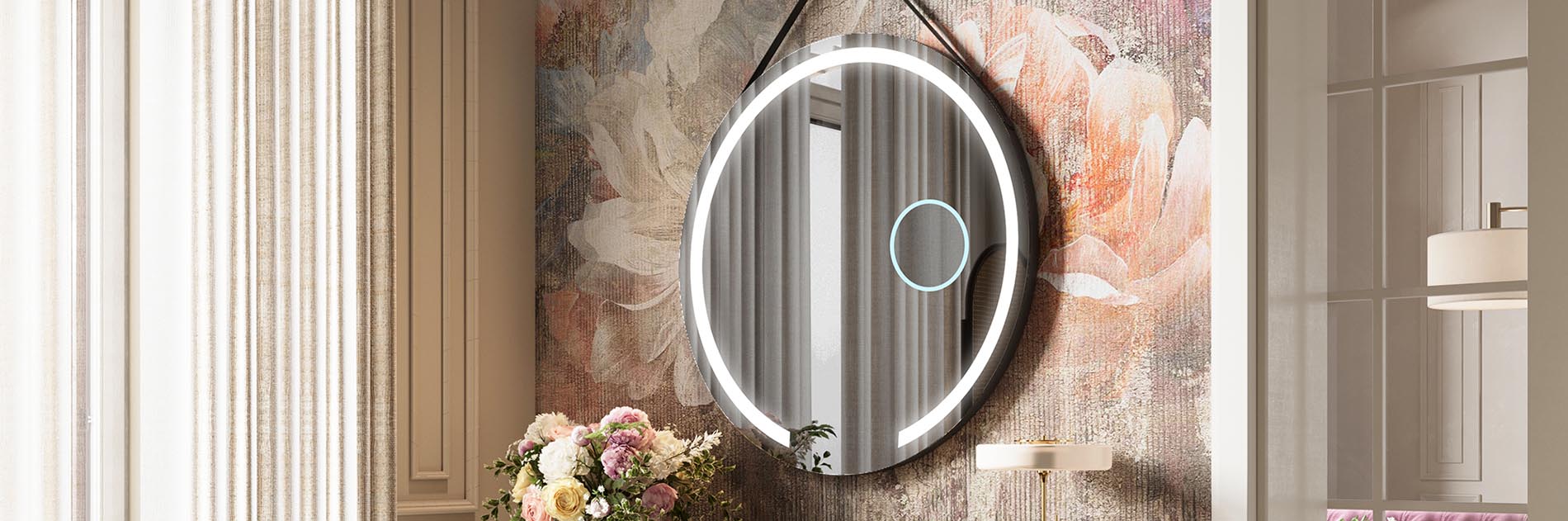 Atceraties, cik reizes esat stāvējuši pie spoguļa, mēģinot uzvilkt perfektu līniju uz plakstiņa? Mums ir risinājums! LED vannas istabas spogulī integrētais 3x palielinošais kosmētikas spogulis nodrošinās, ka jūsu grims vienmēr būs perfekts! Šis mazais sīkrīks ātri un efektīvi atrisinās jūsu rīta sejas kopšanas problēmas.