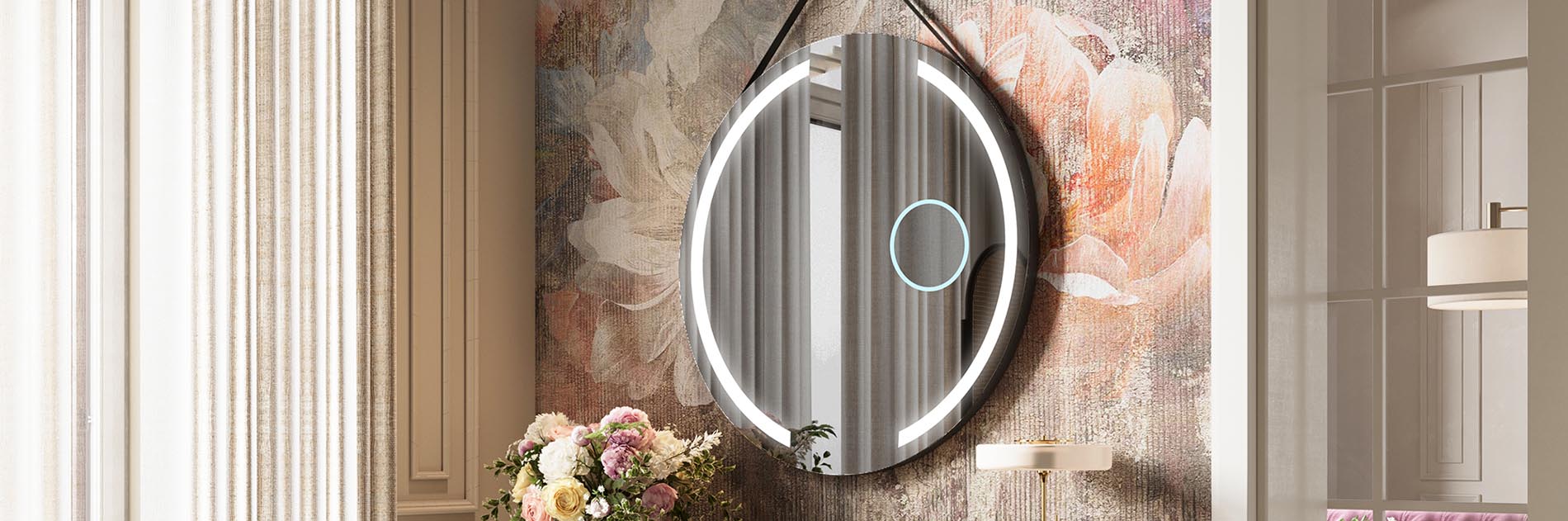 Atceraties, cik reizes esat stāvējuši pie spoguļa, mēģinot uzvilkt perfektu līniju uz plakstiņa? Mums ir risinājums! LED vannas istabas spogulī integrētais 3x palielinošais kosmētikas spogulis nodrošinās, ka jūsu grims vienmēr būs perfekts! Šis mazais sīkrīks ātri un efektīvi atrisinās jūsu rīta sejas kopšanas problēmas.