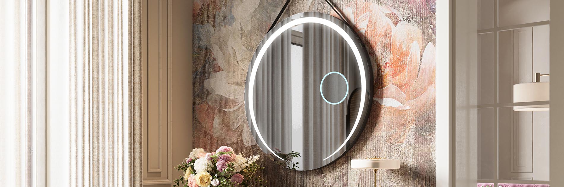 Atceraties, cik reizes esat stāvējuši pie spoguļa, mēģinot uzvilkt perfektu līniju uz plakstiņa? Mums ir risinājums! LED vannas istabas spogulī integrētais 3x palielinošais kosmētikas spogulis nodrošinās, ka jūsu grims vienmēr būs perfekts! Šis mazais sīkrīks ātri un efektīvi atrisinās jūsu rīta sejas kopšanas problēmas.