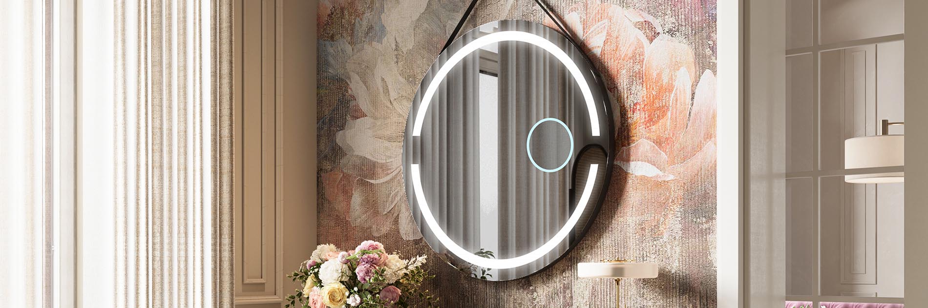 Atceraties, cik reizes esat stāvējuši pie spoguļa, mēģinot uzvilkt perfektu līniju uz plakstiņa? Mums ir risinājums! LED vannas istabas spogulī integrētais 3x palielinošais kosmētikas spogulis nodrošinās, ka jūsu grims vienmēr būs perfekts! Šis mazais sīkrīks ātri un efektīvi atrisinās jūsu rīta sejas kopšanas problēmas.