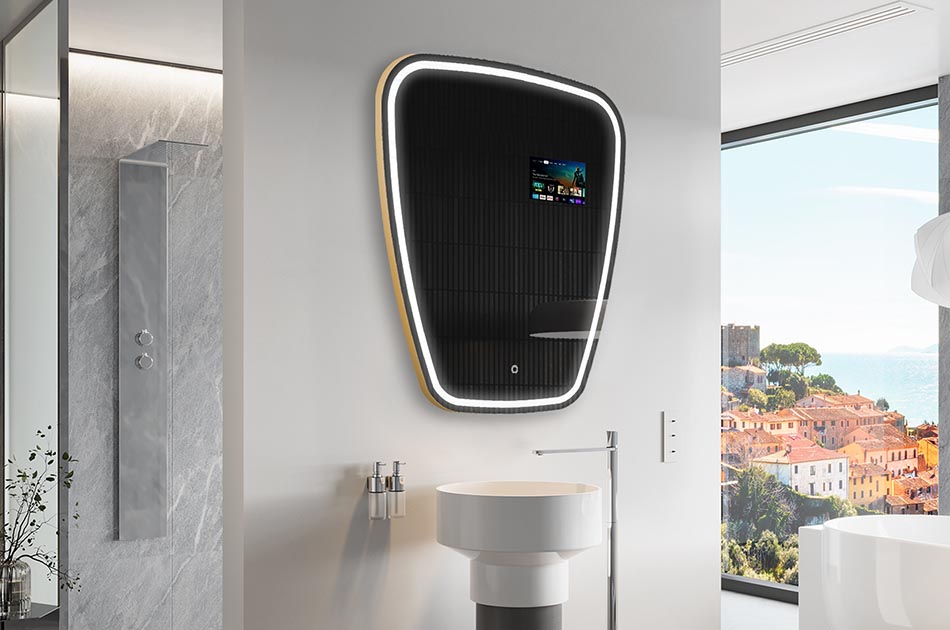 Interaktīvais spogulis ar Google Assistant funkciju ir inovatīva ierīce, kas apvieno spoguļa funkcijas ar multimediju ierīces funkcijām un Google balss palīgu. Jūs varat viegli izmantot plašu funkciju klāstu, piemēram, pārbaudīt laika apstākļus, veikt balss piezīmes, skatīt kalendāru, palaist straumēšanas lietotnes, izmantot Google meklēšanu, veikt videozvanus.