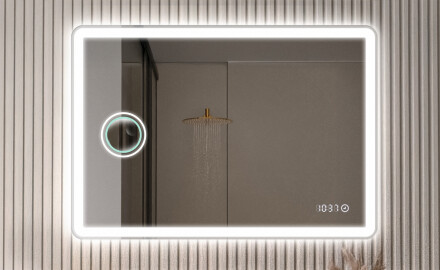 Noapaļoti klasiskie spoguļi ar apgaismojumu