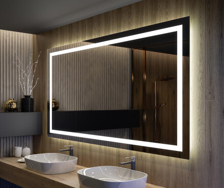 LED spoguļi horizontāli
