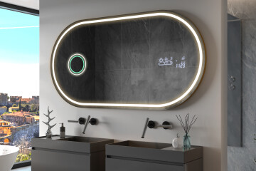 LED spoguļi ar rāmi