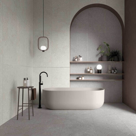 Grīdas flīzes 60x120 cm, pelēkbrūnas, matētas, A4H1102 Shellstone Taupe #1