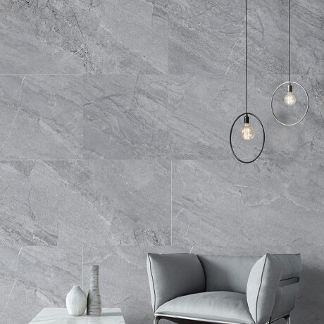 Glazēti grīdas flīzes 60x120 cm, pelēkas, akmens imitācija, matētas, A4H1131 Agathos Grey #9