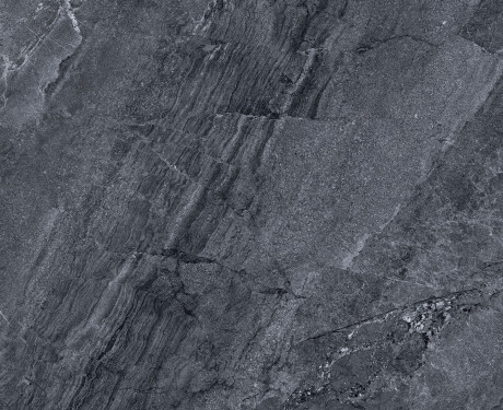 Glazēti grīdas flīzes 120x120 cm, antracīta krāsā, akmens faktūra, matētas, A4H1138 Agathos Anthracite