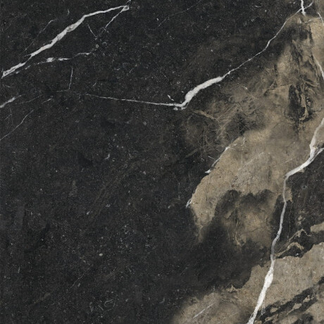Lielformāta gres flīze 120x280 cm, melna, spīdīga, ar zelta dzīslu, rektificēta A4H195 Pierre Black #10