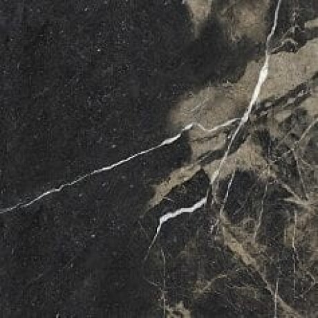 Glazēts grīdas keramikas flīzes „Pierre Black“ 120x120 cm, melnas, spīdīgas, ar zelta dzīslu, rektificētas A4H197 #11