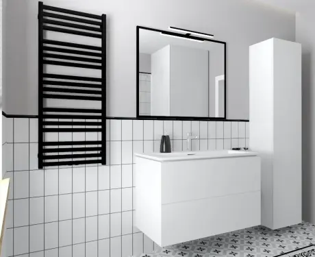 Keramikas flīzes sienai 10x20, baltas, matētas, plakanas, A4H23 Blanco Mate
