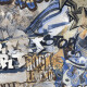 Glazēti grīdas flīzes 120x280 cm, pelēkas, matētas, rektificētas A4H248 City Graffiti Grey #6
