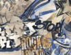 Liela formāta glazētas grīdas flīzes 120x280 cm, matētas, bēšas, rektificētas A4H255 City Graffiti Beige