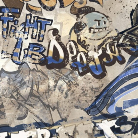 Liela formāta glazētas grīdas flīzes 120x280 cm, matētas, bēšas, rektificētas A4H255 City Graffiti Beige #3
