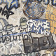 Liela formāta glazētas grīdas flīzes 120x280 cm, matētas, bēšas, rektificētas A4H255 City Graffiti Beige #6
