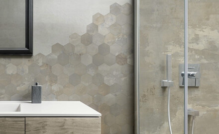 Glazēti grīdas flīzes 120x120 cm, matēti, bezžēla krāsā, rektificēti A4H258 City Beige