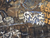 Glazētas lielformāta grīdas flīzes 120x280 cm, matētas, rektificētas A4H262 City Graffiti Multicolor