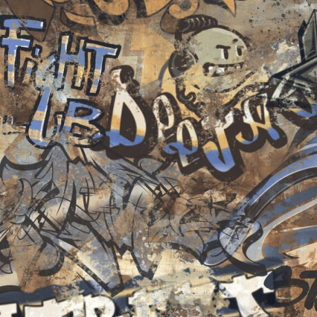 Glazētas lielformāta grīdas flīzes 120x280 cm, matētas, rektificētas A4H262 City Graffiti Multicolor #3