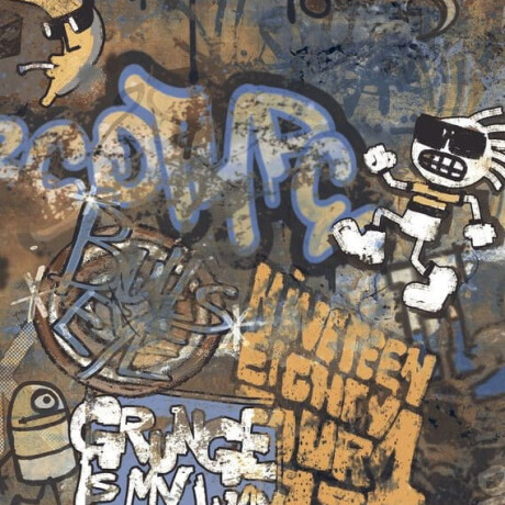 Glazētas lielformāta grīdas flīzes 120x280 cm, matētas, rektificētas A4H262 City Graffiti Multicolor #5