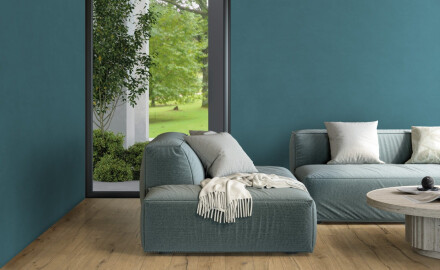 Lielformāta keramikas flīze 120x280 cm, zila, matēta, rektificēta A4H347 Mood Hope