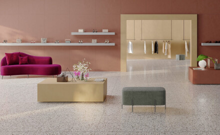 Glazēti grīdas flīzes 60x120 cm, sarkanas, matētas, rektificētas A4H369 Mood Verve