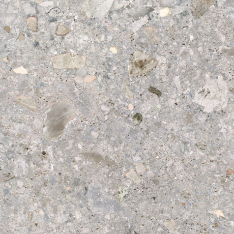 Glazēti grīdas flīzes 60x120 cm, gaiši pelēkas, matētas, rektificētas, A4H418, terrazzo „Ceppo Di Gre Multi“ #4