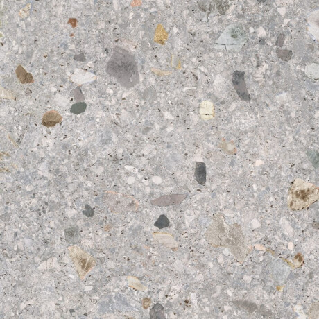 Glazēti grīdas flīzes 60x120 cm, gaiši pelēkas, matētas, rektificētas, A4H418, terrazzo „Ceppo Di Gre Multi“ #5