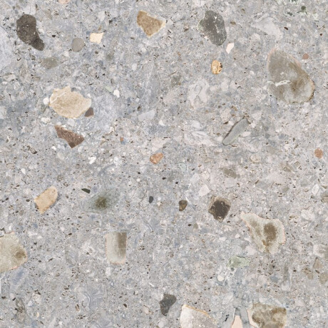 Glazēti grīdas flīzes 60x120 cm, gaiši pelēkas, matētas, rektificētas, A4H418, terrazzo „Ceppo Di Gre Multi“ #3