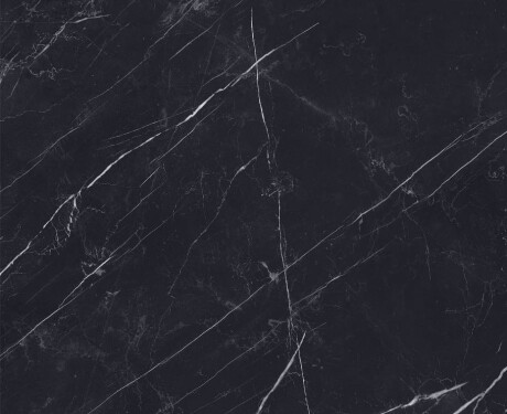 Lielformāta keramikas flīzes 120x280, melns marmors ar baltām vēnām, spīdīgs, A4H687 Markina Black