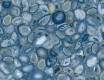 Lielformāta keramikas flīzes 120x280, zils agats, spīdīgas, A4H832 Aghatina Azul