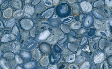 Lielformāta keramikas flīzes 120x280, zils agats, spīdīgas, A4H832 Aghatina Azul