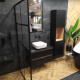 Glazēti grīdas flīzes 60x120 cm, melnas, matētas, rektificētas A4H85 Iroc Black #3