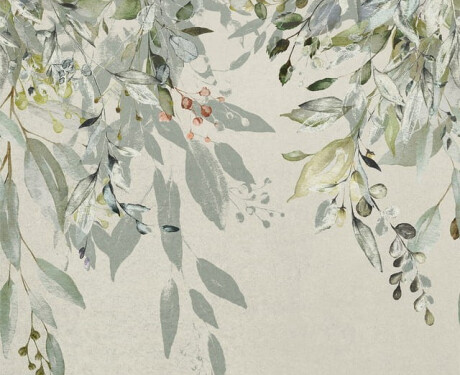 Sienas flīzes 60x120 cm, pelēkas ar ziedu motīviem, matētas A4H918 Flower