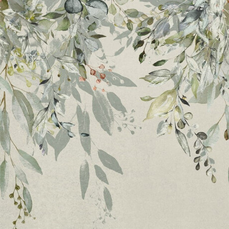 Sienas flīzes 60x120 cm, pelēkas ar ziedu motīviem, matētas A4H918 Flower #1