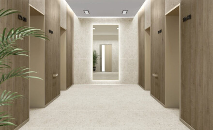 Glazēti grīdas flīzes 60x120, „Sand“ matētas, rektificētas, A4H96, terrazzo