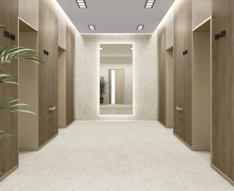 Glazēti grīdas flīzes 60x120, „Sand“ matētas, rektificētas, A4H96, terrazzo