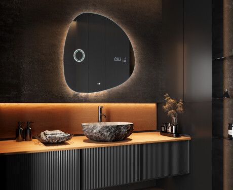 Neregulārais spogulis ar LED apgaismojumu, dekoratīvs dizains EG221 #4