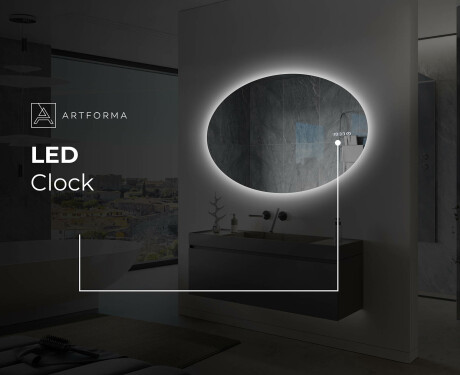 LED vannas istabas spogulis ar aizmugurējo apgaismojumu L226 #8