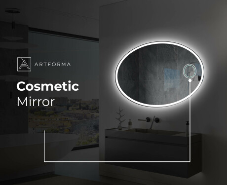 LED vannas istabas spogulis ar aizmugurējo apgaismojumu L227 #6
