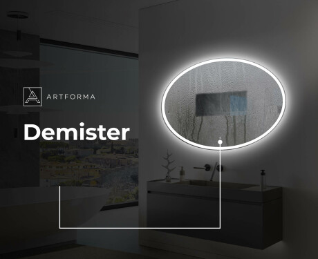 LED vannas istabas spogulis ar aizmugurējo apgaismojumu L227 #10