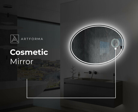 LED vannas istabas spogulis ar aizmugurējo apgaismojumu L228 #6