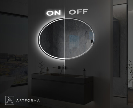 LED vannas istabas spogulis ar aizmugurējo apgaismojumu L228 #3