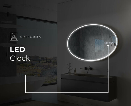 LED vannas istabas spogulis ar aizmugurējo apgaismojumu L228 #9