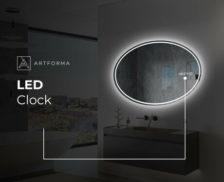LED vannas istabas spogulis ar aizmugurējo apgaismojumu L228 #8