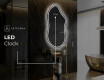 Neregulārais spogulis ar LED apgaismojumu, dekoratīvs dizains F223 #6