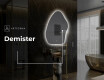 Neregulārais spogulis ar LED apgaismojumu dekoratīvs dizains G221 #8