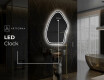 Neregulārais spogulis ar LED apgaismojumu, dekoratīvs dizains G223 #8